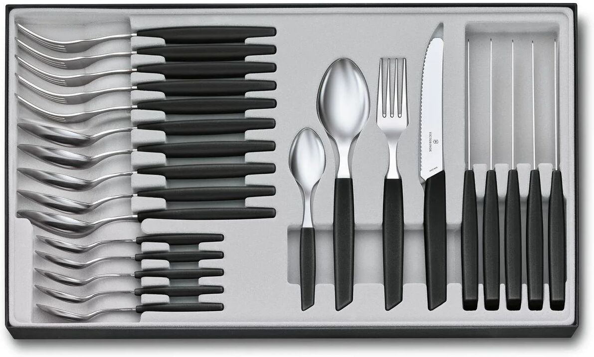 Victorinox Swiss Modern Set Di Posate 24 Pezzo(i) Nero