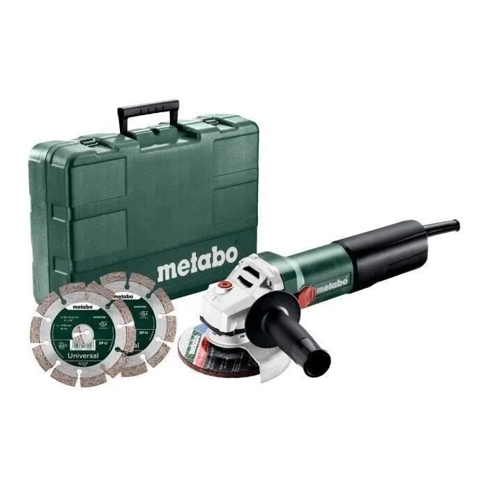 METABO Smerigliatrice angolare WQ 1100-125 Set