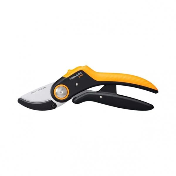 fiskars plus powerlever cesoia da potatura incudine negro/arancione