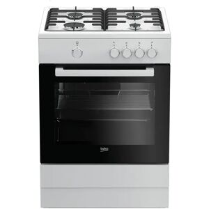 beko fsg62000dw cucina a gas forno a gas con grill 4 fuochi capacita' 64 litri classe energetica a 60 cm bianco