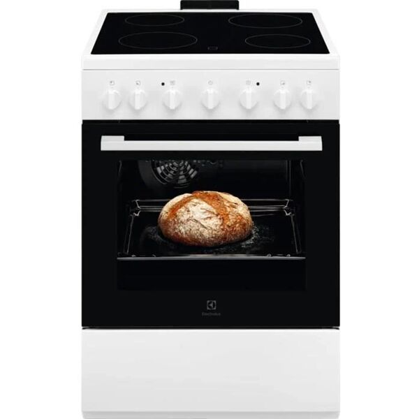 electrolux lkr620002w cucina elettrica con piano in vetroceramica 4 zone forno elettrico multifunzione classe energetica a 60x60 cm bianco