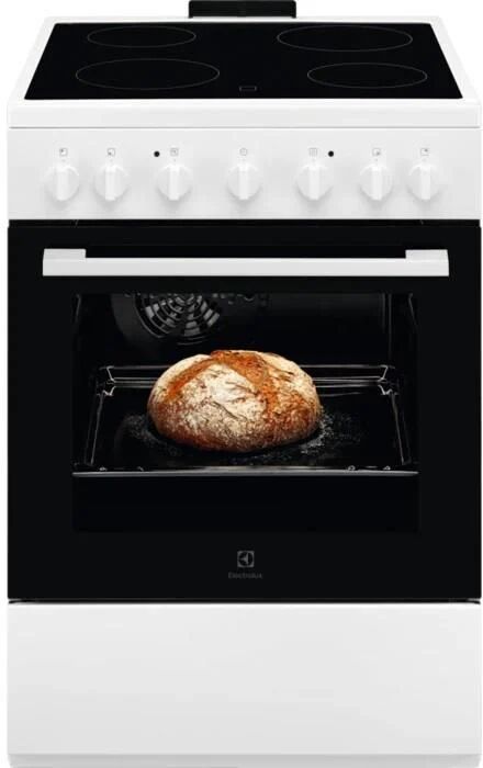 Electrolux Lkr620002w Cucina Elettrica Con Piano In Vetroceramica 4 Zone Forno Elettrico Multifunzione Classe Energetica A 60x60 Cm Bianco