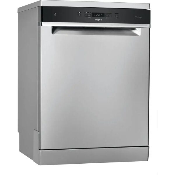 whirlpool wfc 3c26 pf x lavastoviglie libera installazione 14 coperti classe energetica e 8 programmi 60 cm inox