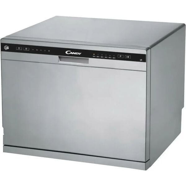 candy cdcp 6s lavastoviglie libera installazione compatta 6 coperti classe energetica f (a+) 6 programmi 55 cm inox