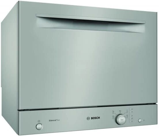 bosch bosh sks51e38eu lavastoviglie a libera installazione compatta - 6 coperti - 49 db - a + - 55cm - acciaio inox - motore ecosilence drive