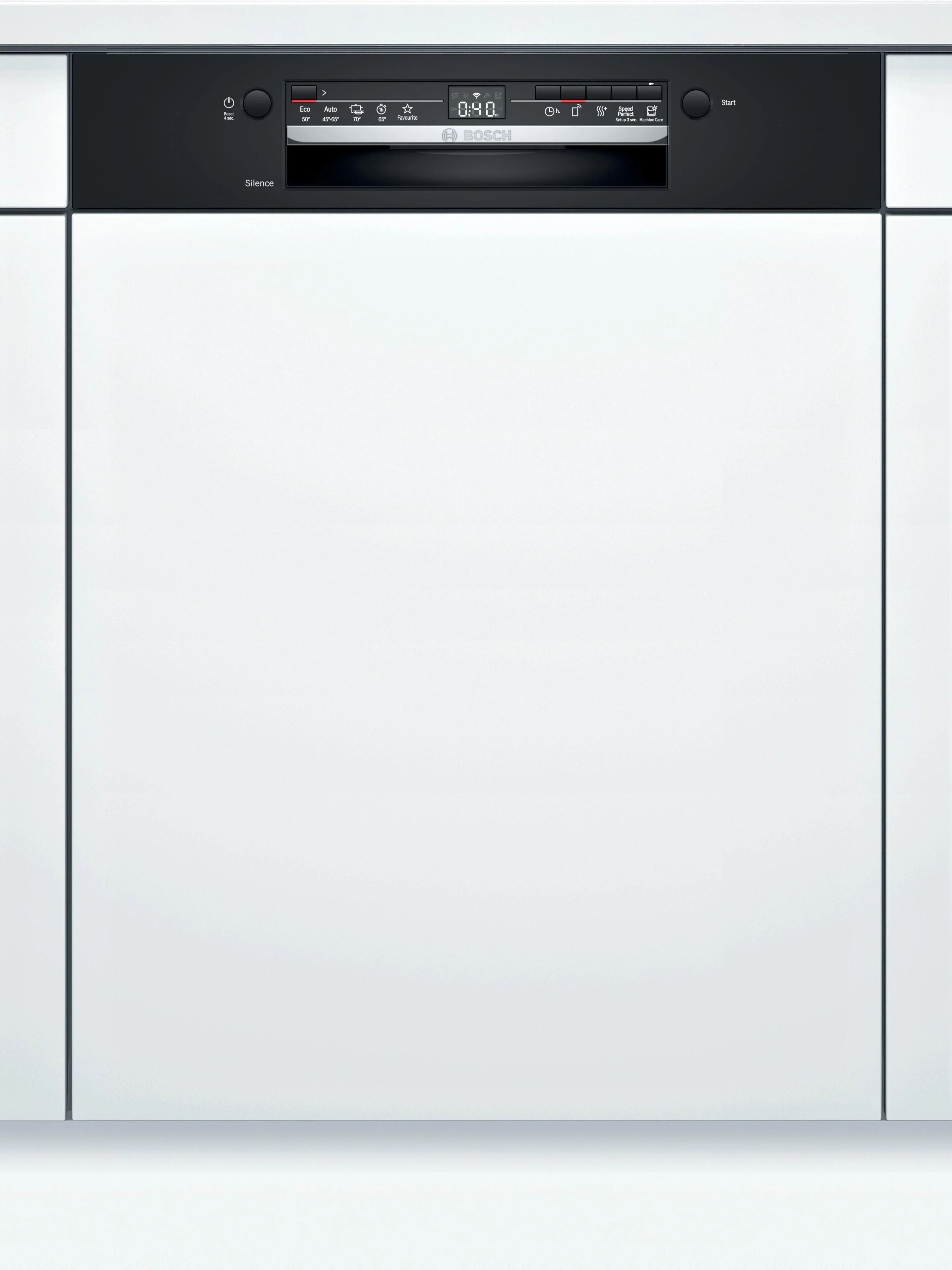 bosch smi2itb33e lavastoviglie da incasso a scomparsa parziale 12 coperti classe energetica e 5 programmi homeconnect 60 cm nero