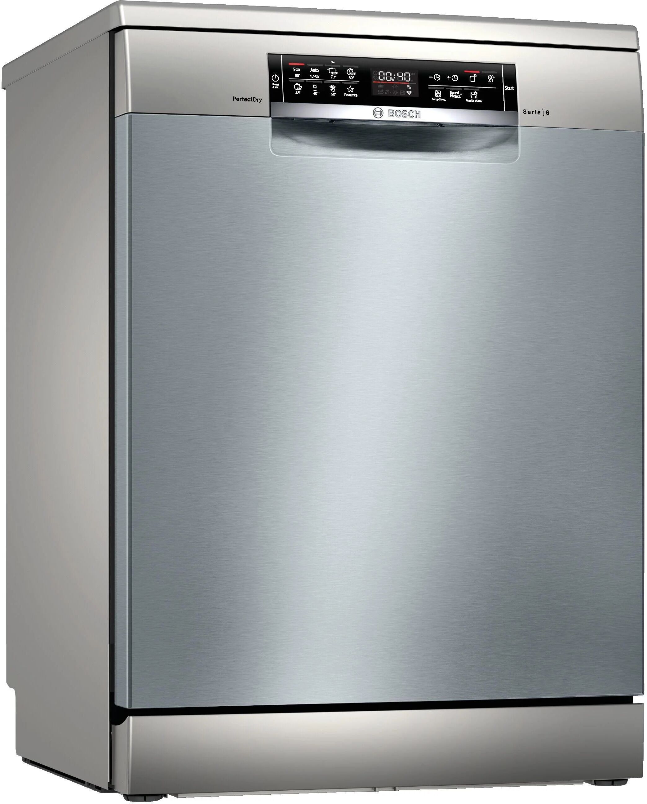 bosch sms6zci42e serie 6 lavastoviglie libera installazione 14 coperti classe energetica c 8 programmi 60 cm acciaio inox