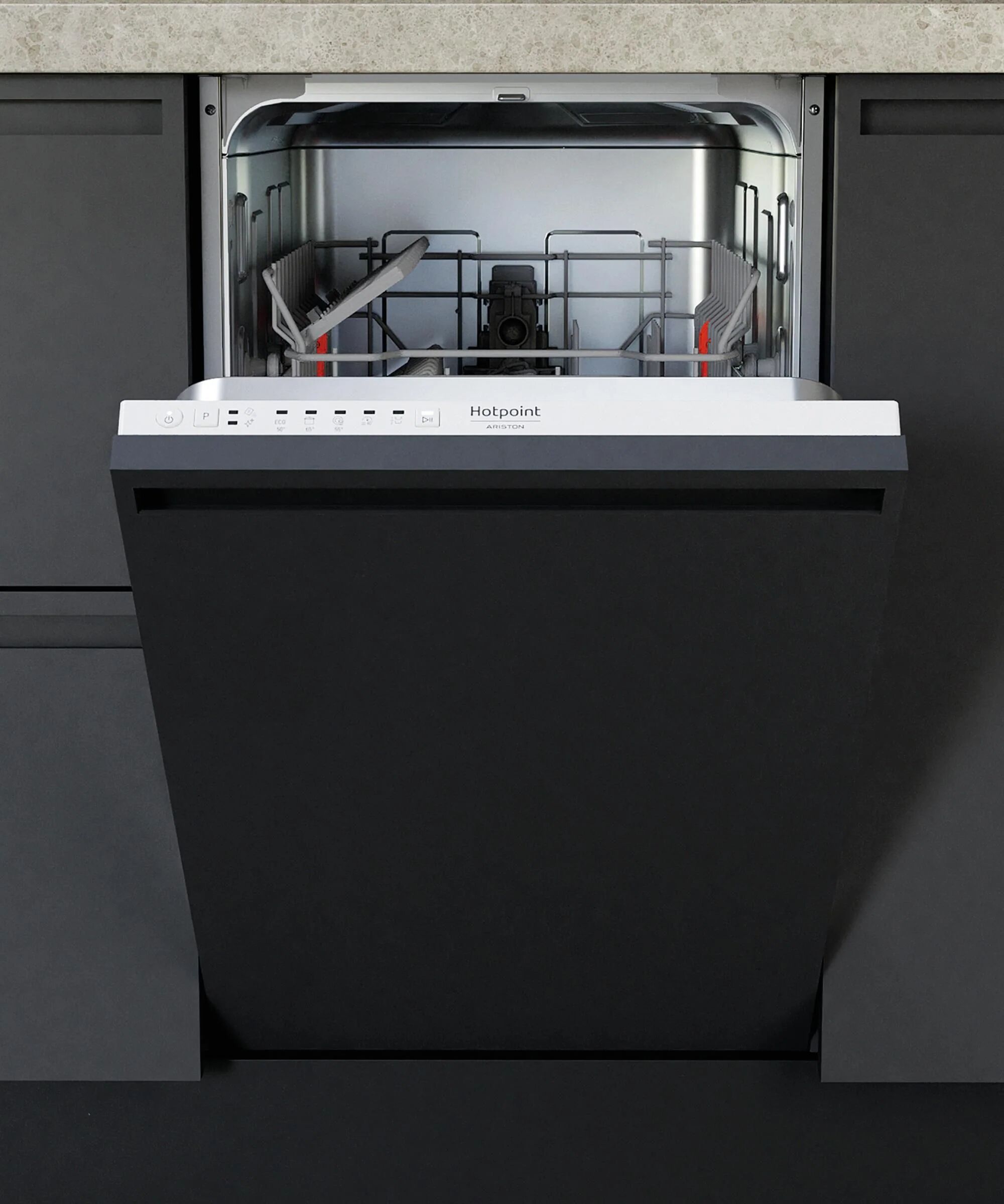 hotpoint hi9e 2b19 lavastoviglie a scomparsa totale 9 coperti classe energetica f