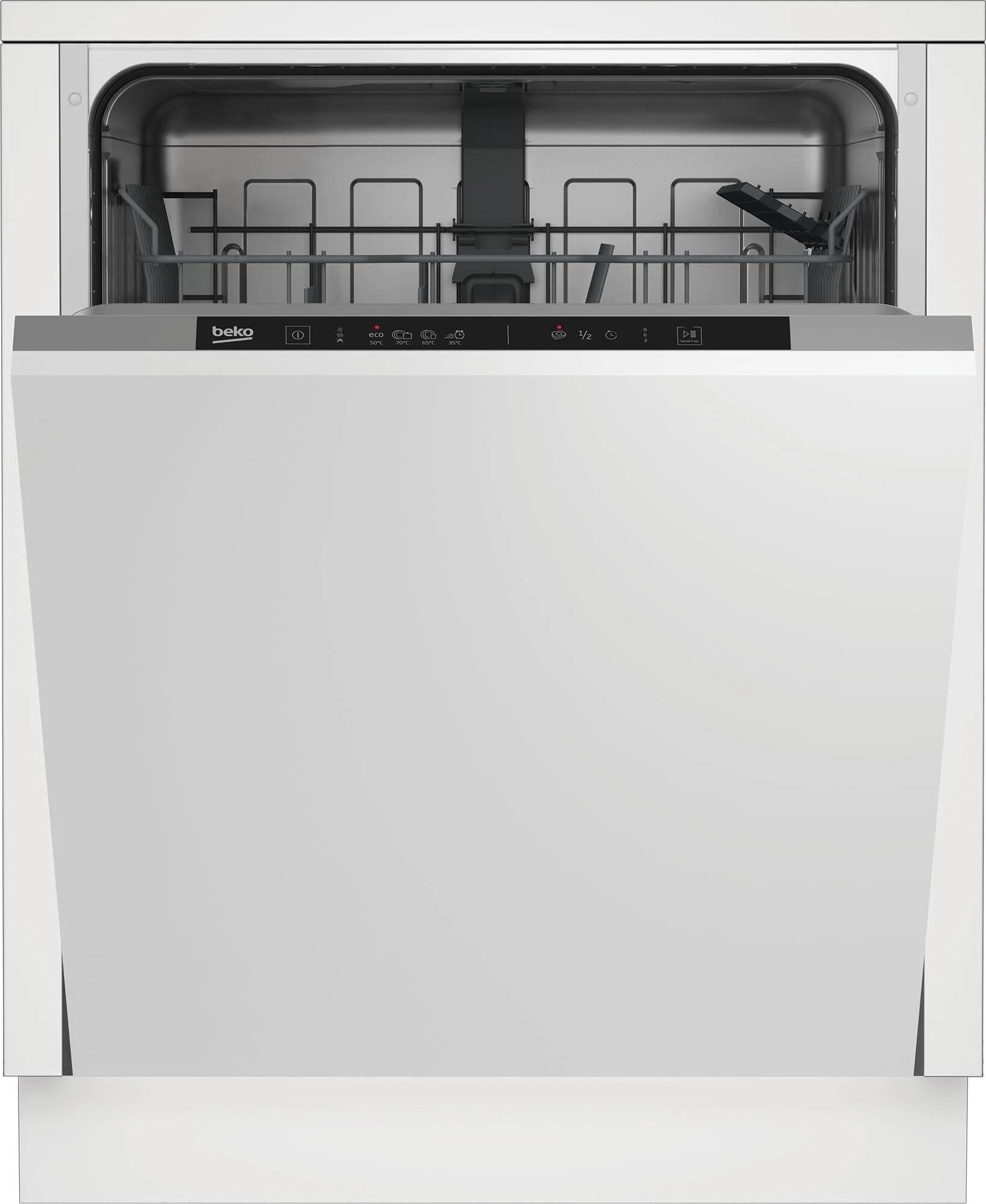 Beko Din34320 Lavastoviglie Da Incasso A Scomparsa Totale 13 Coperti Classe Energetica E 4 Programmi Mezzo Carico Flessifibile 59.8 cm