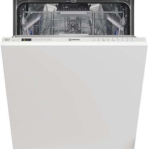 Indesit Lavastoviglie da 60 cm, 14 Coperti, Classe A++, Scomparsa totale, Acciaio inossidabile, bianca