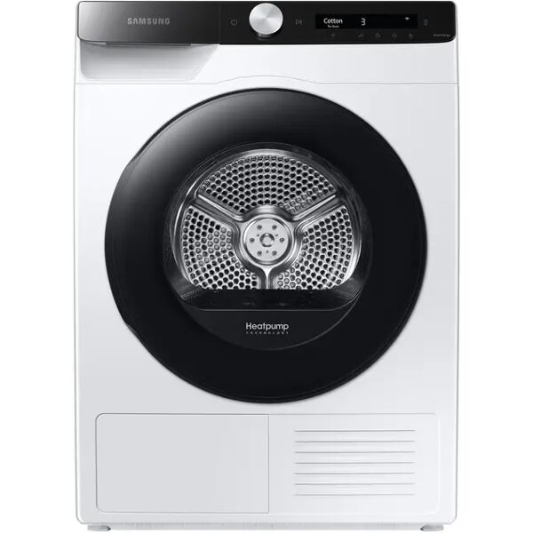 samsung dv90t5240ae asciugatrice a pompa di calore ai control optimal dry classe energetica a+++ capacita' di carico 9 kg programma stiro facile e ra