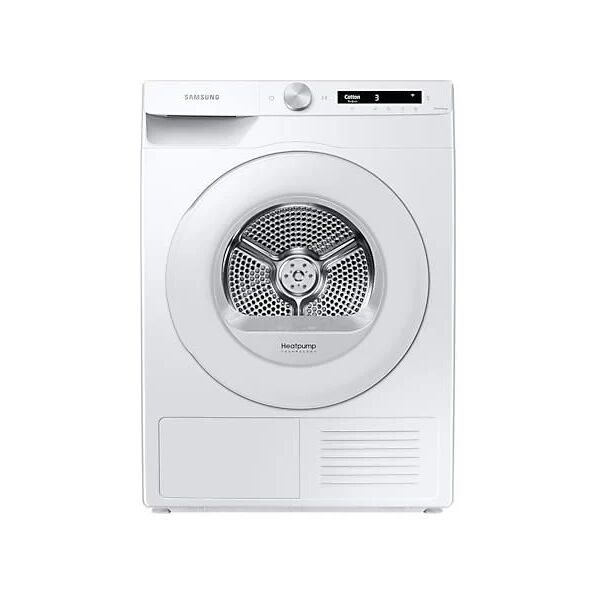 samsung dv90t5240tw asciugatrice a pompa di calore ai control optimal dry sensor classe energetica a+++ capacita' di carico 9 kg smart control