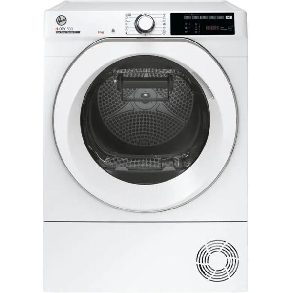 hoover h-dry 500 nde h8a2tcexs-s asciugatrice libera installazione caricamento frontale 8kg classe energetica a bianco