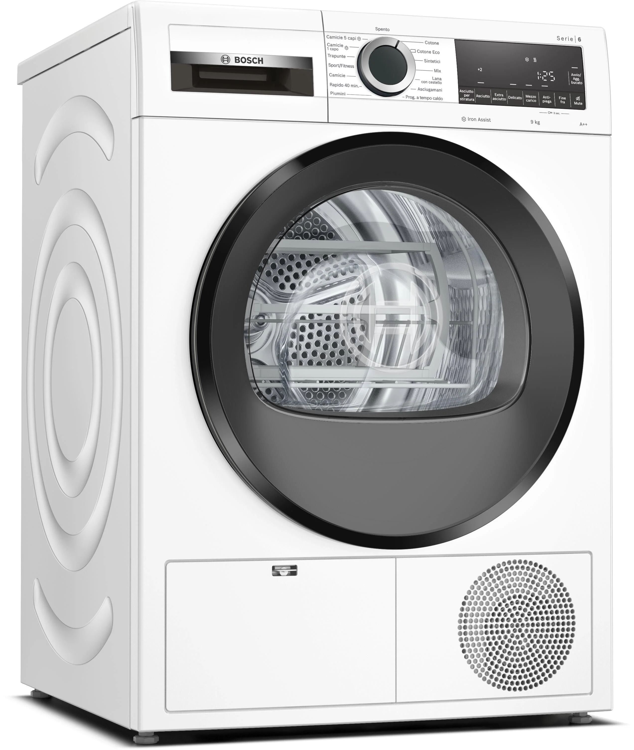 Bosch Serie 6 Wqg241a0it Asciugatrice Caricamento Frontale 9 Kg A Bianco