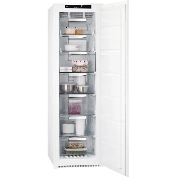 aeg abe818f6ns congelatore verticale capacita' 204 litri classe energetica f no frost display digitale 177,2 cm bianco