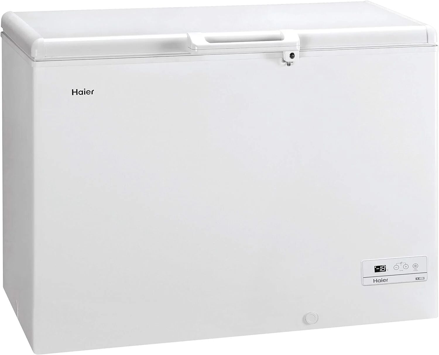 haier hce379f congelatore a pozzetto capacita' 366 litri classe energetica f statico guarnizione anti-batterica e anti-muffa 84,5 cm bianco