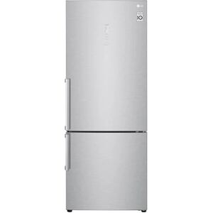 LG GBB569NSAGB Frigorifero Combinato 70cm, Maxi Capacità 462L, Frigorifero Total No Frost, Wi-Fi, Door & Linear Cooling, Display Metal Touch, Compressore Smart Inverter, Smart Diagnosis, Noble Steel