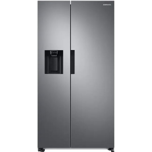 samsung rs67a8811s9 frigorifero side by side serie 8000 capacita' 634 litri classe energetica e 178 cm dispenser maniglie finitura titanium silver