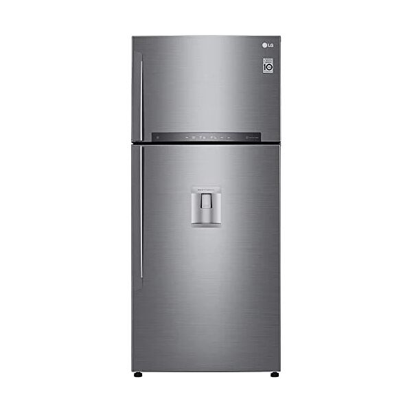 lg gtf744pzpzd frigorifero smart doppia porta total no frost con congelatore, 509 l, 43 db, tecnologia multi air flow, linear cooling, door cooling - frigo con freezer, wi-fi e display led