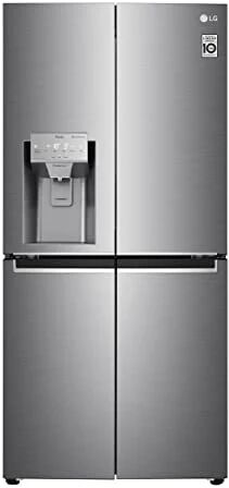 lg gml844pz6f frigorifero americano multidoor total no frost con congelatore 506 l, dispenser acqua e ghiaccio uv nano, door cooling, linear cooling - frigo smart con wi-fi e display led esterno