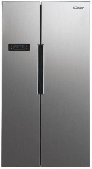 Candy Chsvn 174x Frigorifero Side By Side Capacita' 521 Litri Classe Energetica E No Frost 177 Cm Inox