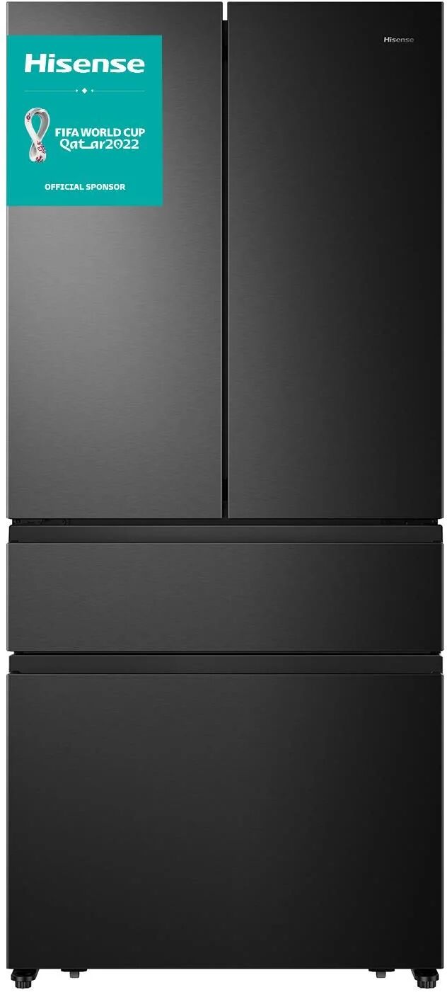 Hisense Rf540n4sbf2 Frigorifero Libera Installazione 421 Litri Classe Energetica E No Frost Multi Air Flow 181,7 Cm NerO-Acciaio