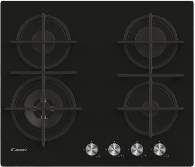 candy cdk6gf4wekb new timeless gog piano cottura a gas su vetro 4 zone manopole new timeless big front dc griglie in ghisa 60 cm 4 livelli di potenza