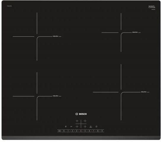Bosch Serie 6 PIE631FB1E Nero Da incasso Piano cottura a induzione 4 Fornello(i)