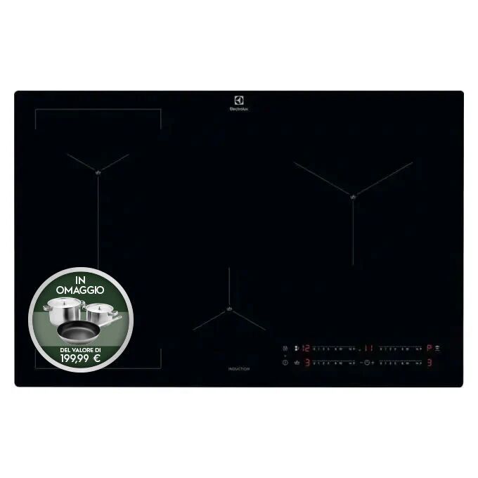 Electrolux Eis82449c Serie 700 Senseboil Piano Cottura A Induzione 4 Zone Infinite Connessione Hob2hood 80 cm