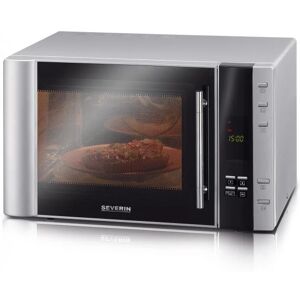 Severin Mw 7775 Forno A Microonde Superficie Piana Microonde Con Grill 30 L 900 W Nero, Argento