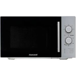 Brandt SM 2602S Microonde monofunzionale in argento - 26 L - 900 W - Libera installazione