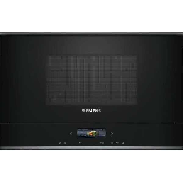 siemens bf722r1b1 forno a microonde da incasso solo microonde 21 l 900 w nero