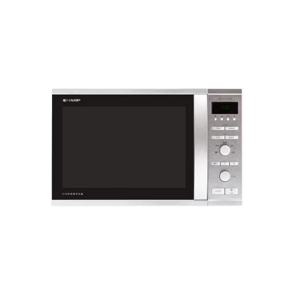 sharp home appliances r-941stw superficie piana microonde combinato 40 l 1050 w acciaio inossidabile