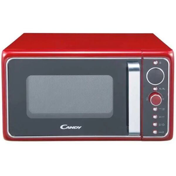 candy divo g25cr forno a microonde combinato con grill capacita' 25 litri potenza 900 w 6 programmi rosso