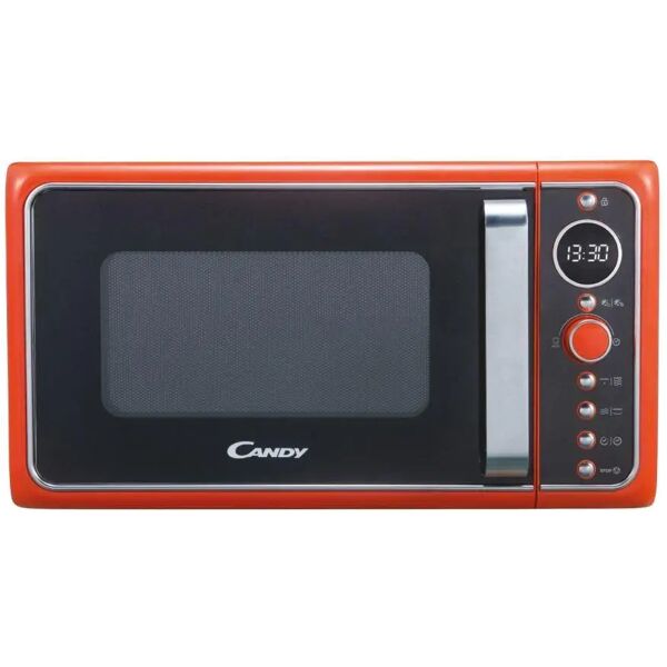 candy divo g25co forno a microonde combinato con grill capacita' 25 litri potenza 900 w 6 programmi arancione