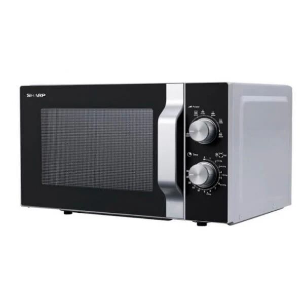 vestel de sharp r-204sa forno a microonde superficie piana microonde con grill 20 l 800 w nero, grigio, acciaio inossidabile