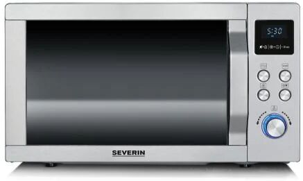 severin mw 7774 forno a microonde superficie piana microonde combinato 25 l 900 w argento