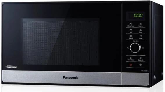 panasonic nn-gd38hsgtg forno a microonde superficie piana microonde combinato 23 l 1800 w nero