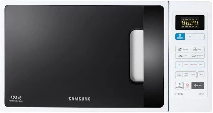 samsung ge73a forno a microonde con grill capacita' 20 litri potenza 1150 w power defrost modalita' eco bianco