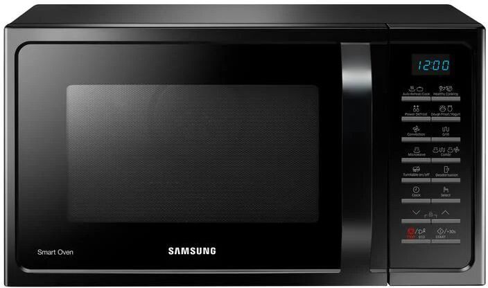 samsung mc28h5015ak forno a microonde combinato ventilato capacita' 28 litri potenza 900 w nero