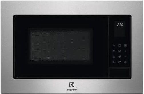 electrolux mqc326gxe forno a microonde con grill capacita' 25 litri potenza 900 w elettronico con display digitale acciaio inox antimpronta