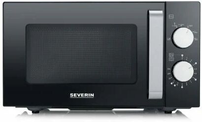 severin mw 7761 forno a microonde superficie piana solo microonde 20 l 1000 w nero, acciaio inossidabile