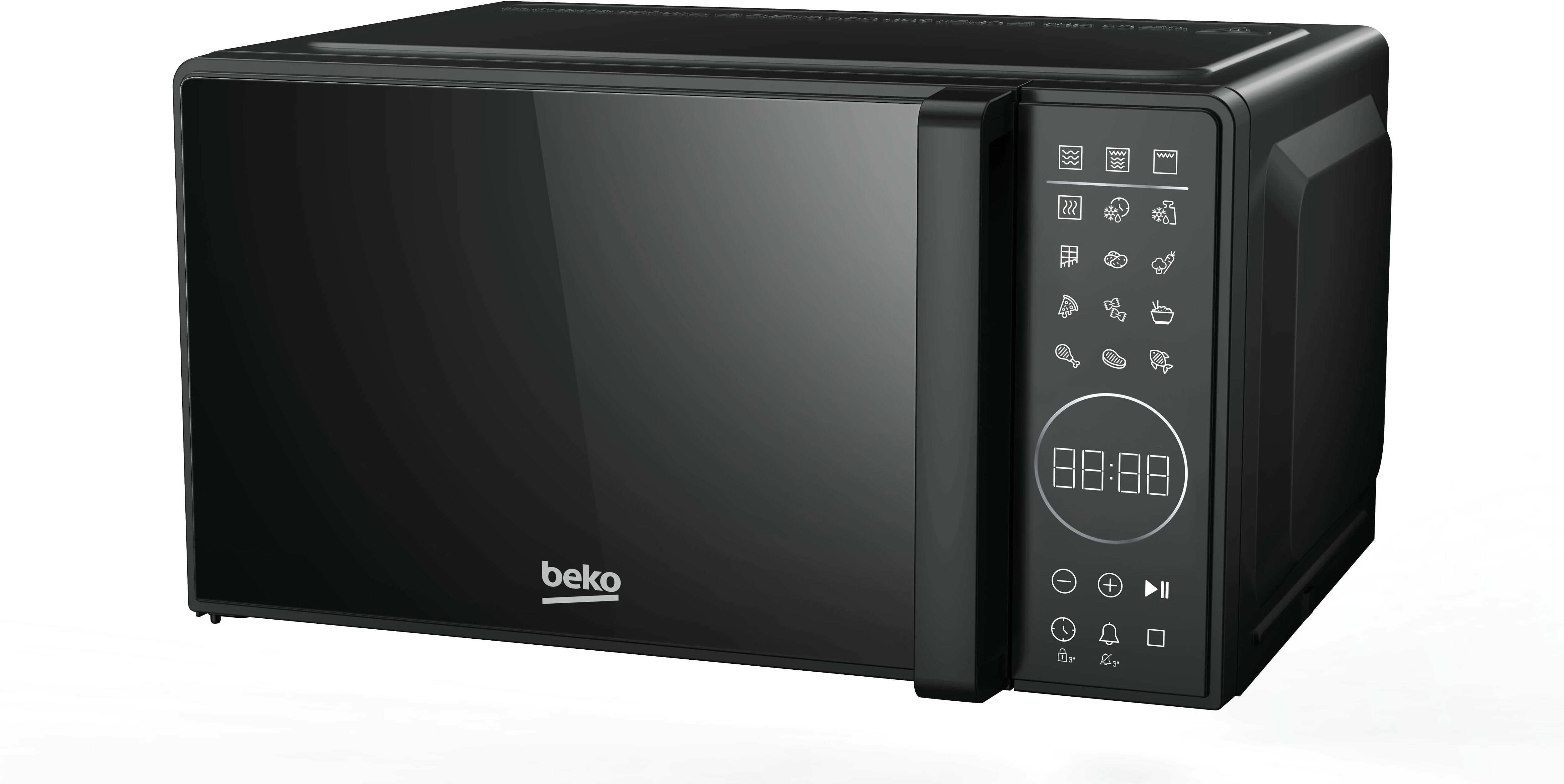 beko mgc20130bfb forno a microonde con grill 20 litri 700 w 12 funzioni di cottura automatiche digitale nero