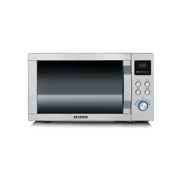 Severin MW 7774 forno a microonde Superficie piana Microonde combinato 25 L 900 W Argento