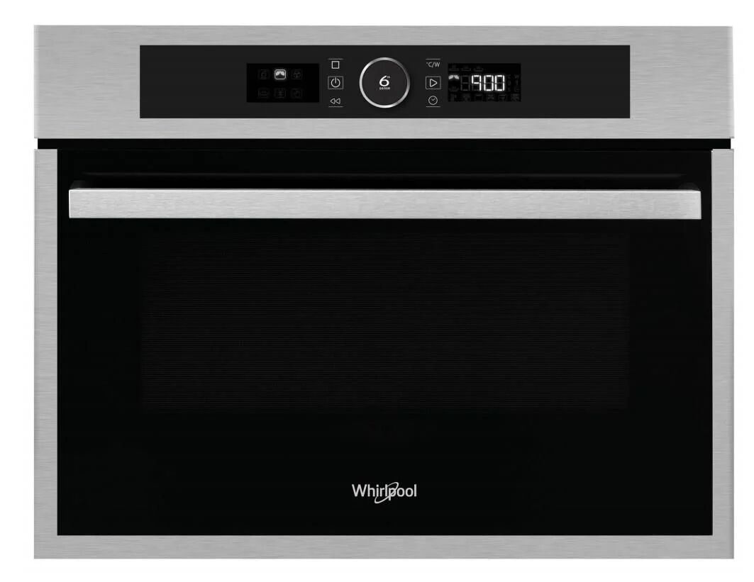 Whirlpool Amw 9607-Ix Forno A Microonde Combinato Da Incasso Capacita' 40 Litri Potenza 900 W Funzione Dualcrisp Jet Start Forcedair Jet Defrost Disp