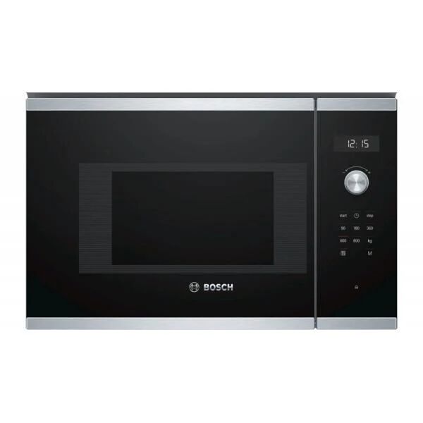 Bosch Serie 6 BFL524MS0 forno a microonde Incorporato Solo microonde 20 L 800 W Nero, Acciaio inossidabile