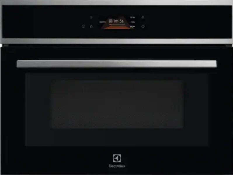 Electrolux Evm8e08x Forno Microonde Da Incasso Compatto Serie 600 Capacita' 42 Litri Potenza 1000 W Acciaio Inox