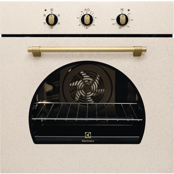 electrolux rob2201aon forno elettrico multifunzione da incasso capacita' 68 litri classe energetica a 5 programmi infispace aqua cleaning 60 cm sabbia