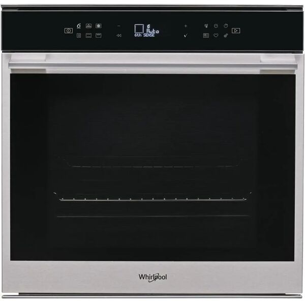 whirlpool w7om44s1p forno elettrico multifunzione da incasso autopulente pirolitico capacita' 73 litri classe energetica a+ tecnologia sesto senso re