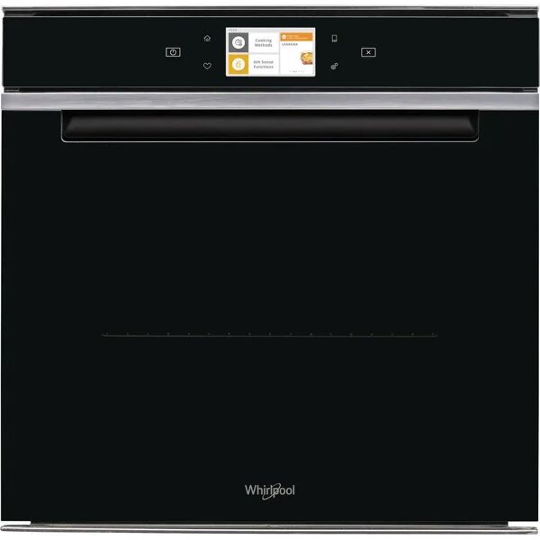 whirlpool w11i om1 4ms2 h forno elettrico da incasso multifunzione autopulente capacita' 73 litri classe energetica a+ 6thsenselive app 60 cm nero-in